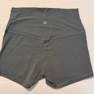 Lululemon 4” High Rise Align Shorts - Dark Forest